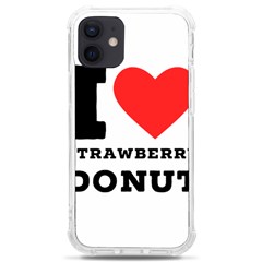 I Love Strawberry Donut Iphone 12 Mini Tpu Uv Print Case	 by ilovewhateva