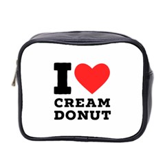 I Love Cream Donut  Mini Toiletries Bag (two Sides) by ilovewhateva