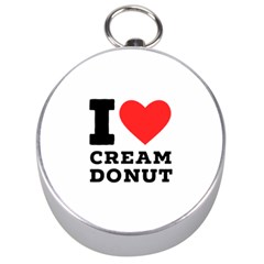 I Love Cream Donut  Silver Compasses by ilovewhateva