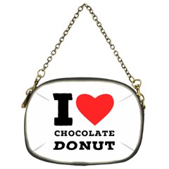 I Love Chocolate Donut Chain Purse (one Side) by ilovewhateva