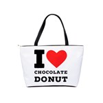 I love chocolate donut Classic Shoulder Handbag Back