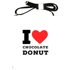 I Love Chocolate Donut Shoulder Sling Bag by ilovewhateva