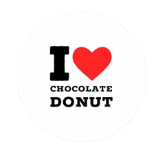 I Love Chocolate Donut Mini Round Pill Box