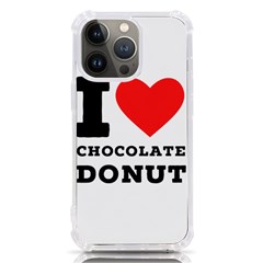 I Love Chocolate Donut Iphone 13 Pro Tpu Uv Print Case by ilovewhateva