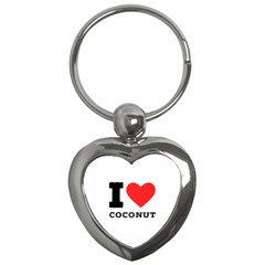 I Love Coconut Key Chain (heart) by ilovewhateva