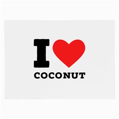 I Love Coconut Large Glasses Cloth by ilovewhateva