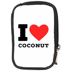 I Love Coconut Compact Camera Leather Case by ilovewhateva