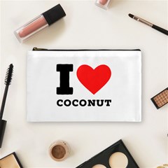 I Love Coconut Cosmetic Bag (medium) by ilovewhateva