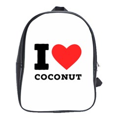 I Love Coconut School Bag (large) by ilovewhateva