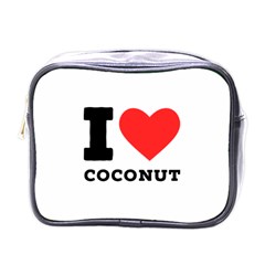 I Love Coconut Mini Toiletries Bag (one Side) by ilovewhateva