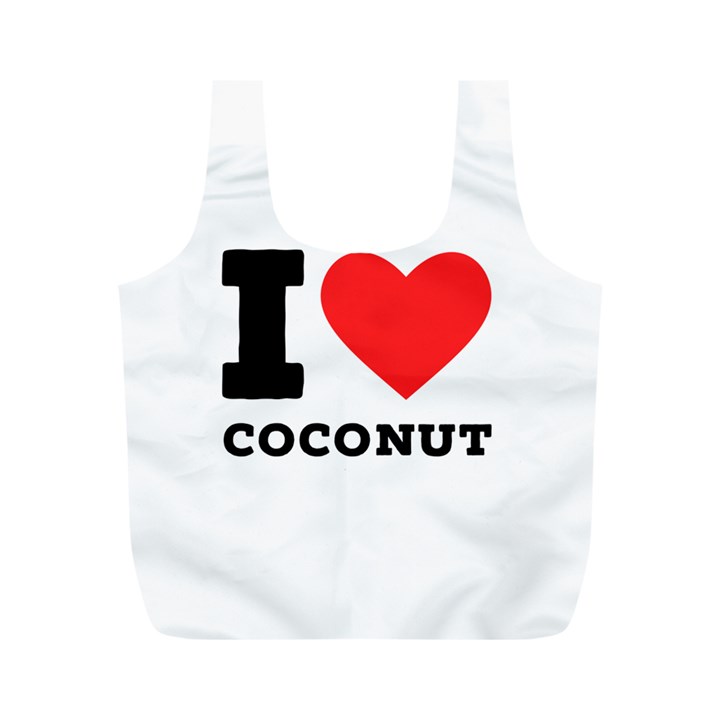 I love coconut Full Print Recycle Bag (M)