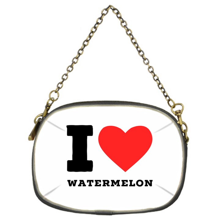 I love watermelon  Chain Purse (One Side)