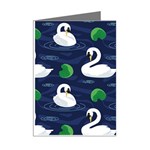 Swan Pattern Elegant Design Mini Greeting Cards (Pkg of 8) Right