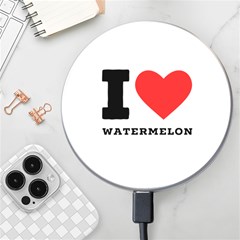 I Love Watermelon  Wireless Fast Charger(white) by ilovewhateva