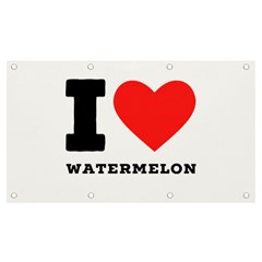 I Love Watermelon  Banner And Sign 7  X 4  by ilovewhateva