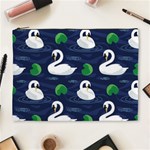 Swan Pattern Elegant Design Cosmetic Bag (XL) Front