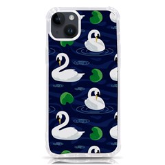 Swan Pattern Elegant Design Iphone 14 Plus Tpu Uv Print Case by Vaneshart