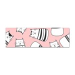 Cute Cats Cartoon Seamless-pattern Sticker Bumper (10 pack) Front