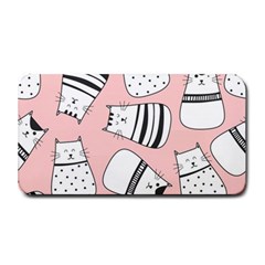 Cute Cats Cartoon Seamless-pattern Medium Bar Mat by Vaneshart