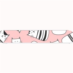 Cute Cats Cartoon Seamless-pattern Small Bar Mat by Vaneshart