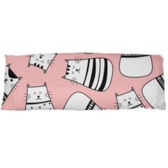 Cute Cats Cartoon Seamless-pattern Body Pillow Case (dakimakura) by Vaneshart