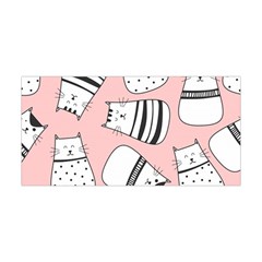 Cute Cats Cartoon Seamless-pattern Yoga Headband by Vaneshart