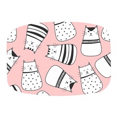 Cute Cats Cartoon Seamless-pattern Mini Square Pill Box by Vaneshart