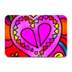 Stained Glass Love Heart Plate Mats by Vaneshart