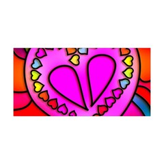 Stained Glass Love Heart Yoga Headband by Vaneshart