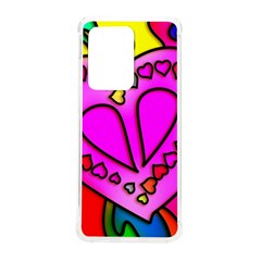 Stained Glass Love Heart Samsung Galaxy S20 Ultra 6 9 Inch Tpu Uv Case by Vaneshart