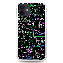 Math-linear-mathematics-education-circle-background Iphone 12 Mini Tpu Uv Print Case	 by Vaneshart