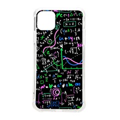 Math-linear-mathematics-education-circle-background Iphone 11 Pro Max 6 5 Inch Tpu Uv Print Case by Vaneshart