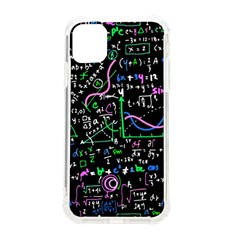 Math-linear-mathematics-education-circle-background Iphone 11 Tpu Uv Print Case by Vaneshart