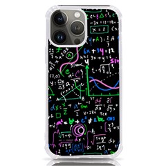 Math-linear-mathematics-education-circle-background Iphone 13 Pro Max Tpu Uv Print Case by Vaneshart