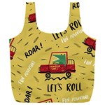 Childish-seamless-pattern-with-dino-driver Full Print Recycle Bag (XXXL) Front