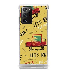 Childish-seamless-pattern-with-dino-driver Samsung Galaxy Note 20 Ultra Tpu Uv Case by Vaneshart