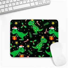 Christmas-funny-pattern Dinosaurs Small Mousepad by Vaneshart