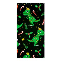 Christmas-funny-pattern Dinosaurs Shower Curtain 36  X 72  (stall)  by Vaneshart