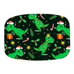 Christmas-funny-pattern Dinosaurs Mini Square Pill Box