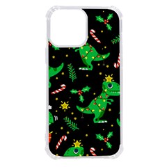 Christmas-funny-pattern Dinosaurs Iphone 13 Pro Max Tpu Uv Print Case