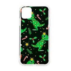 Christmas-funny-pattern Dinosaurs Iphone 11 Tpu Uv Print Case