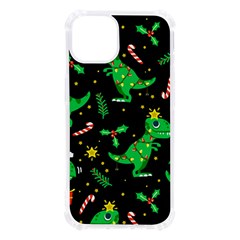 Christmas-funny-pattern Dinosaurs Iphone 13 Tpu Uv Print Case