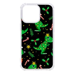 Christmas-funny-pattern Dinosaurs Iphone 13 Pro Tpu Uv Print Case