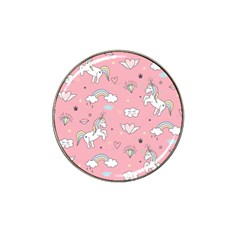 Cute-unicorn-seamless-pattern Hat Clip Ball Marker by Vaneshart