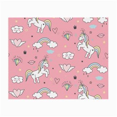 Cute-unicorn-seamless-pattern Small Glasses Cloth by Vaneshart