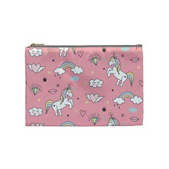 Cute-unicorn-seamless-pattern Cosmetic Bag (medium)