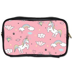 Cute-unicorn-seamless-pattern Toiletries Bag (two Sides) by Vaneshart