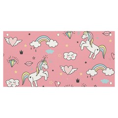 Cute-unicorn-seamless-pattern Banner And Sign 6  X 3 