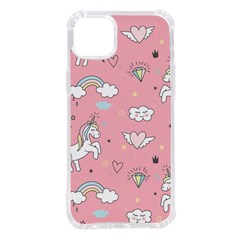 Cute-unicorn-seamless-pattern Iphone 14 Plus Tpu Uv Print Case by Vaneshart