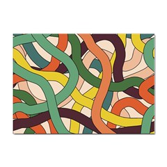 Snake Stripes Intertwined Abstract Sticker A4 (100 Pack) by Vaneshop